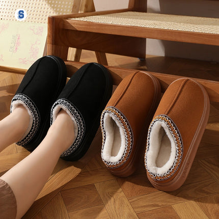 Fluffy slippers for women - Winter fashion