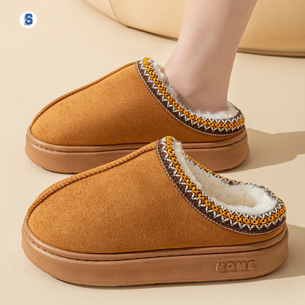 Fluffy slippers for women - Winter fashion