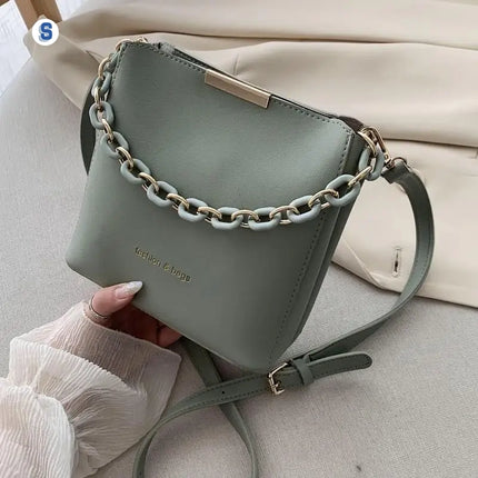 Trendy Crossbody Schoudertas Met Ketting - Dames