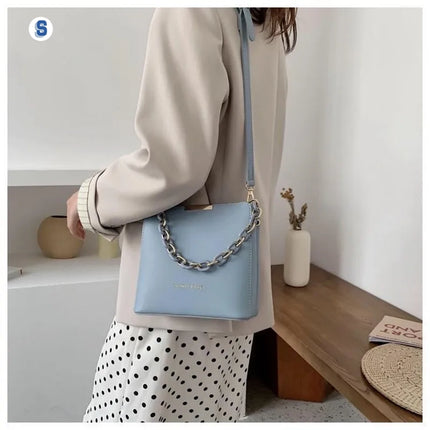 Trendy Crossbody Schoudertas Met Ketting - Dames