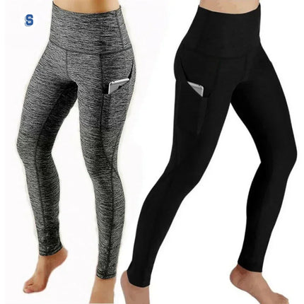 Nieuwe High Waist Sport Legging met Zakken