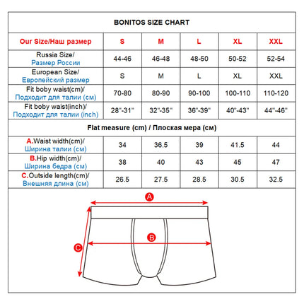 4-teiliges LUXUS-Boxershorts-Herrenunterwäscheset