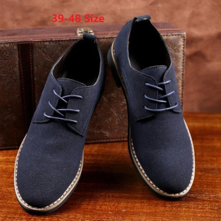 Men's Oxford Leather Shoes - Comfortable Stylish Dress Shoes