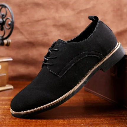 Men's Oxford Leather Shoes - Comfortable Stylish Dress Shoes