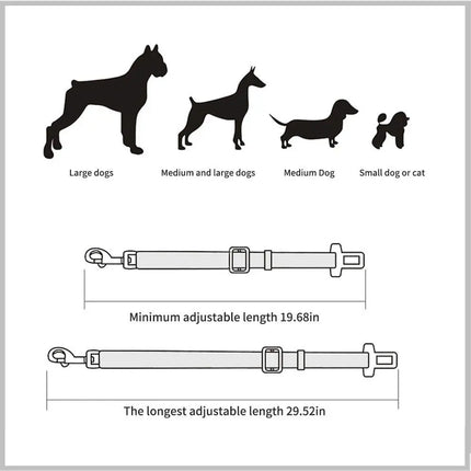 Honden en Katten Autogordel - Veiligheidsgordel