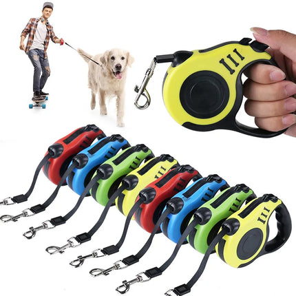 Automatic Flexible Dog Leash - 5m &amp; 3m