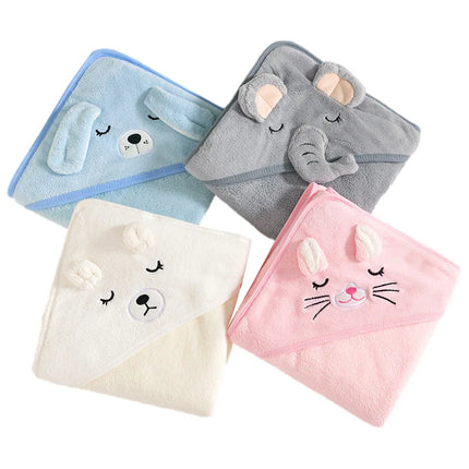 Soft New Cartoon Animals Baby Bath Towels