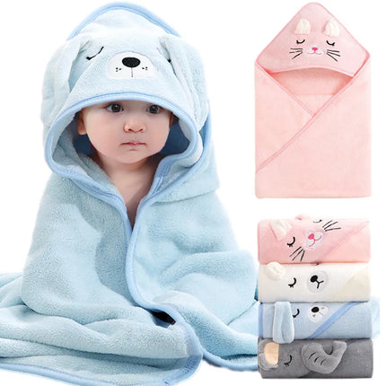 Soft New Cartoon Animals Baby Bath Towels