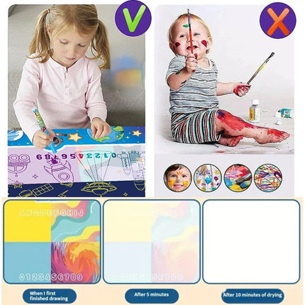 Magic Water Drawing Mat 100x80CM - Educational Toys For Kids