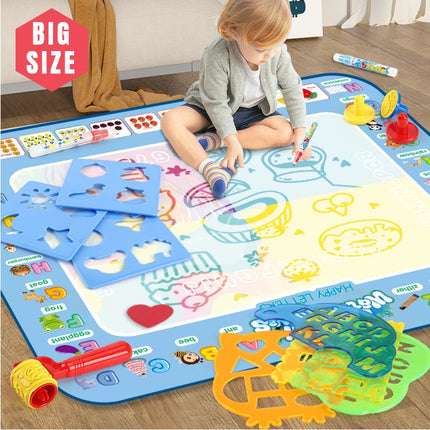 Magic Water Drawing Mat 100x80CM - Educational Toys For Kids