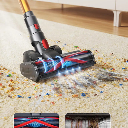 Cordless Vacuum Cleaner 500W - Powerful suction power! 