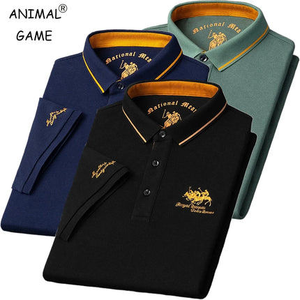 Luxe Geborduurde Polo Shirt Heren