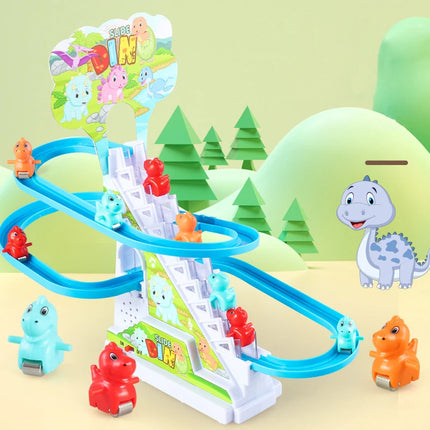 Electric Ducks Rail Racing - Climbing Ladder Baby Toy LED Light And Music